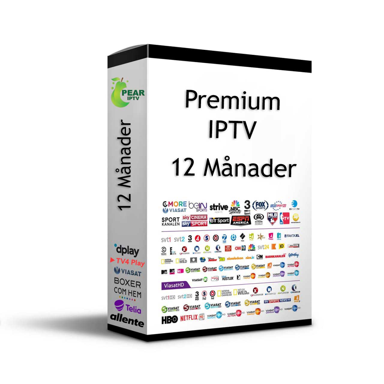 Pear-iPTV | 12 Månaders IPTV
